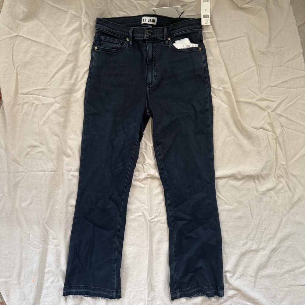 NWT Le Jean Bella Highrise Crop Flare Jeans — never worn!!